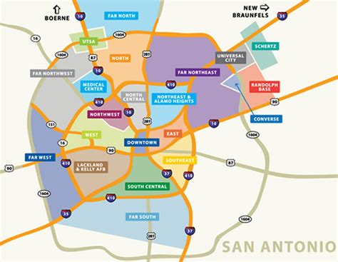 San Antonio Texas MAP